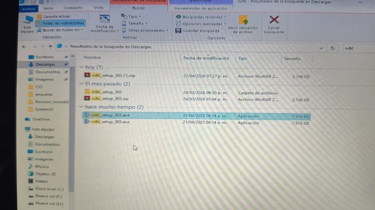 Artefactos del instalador