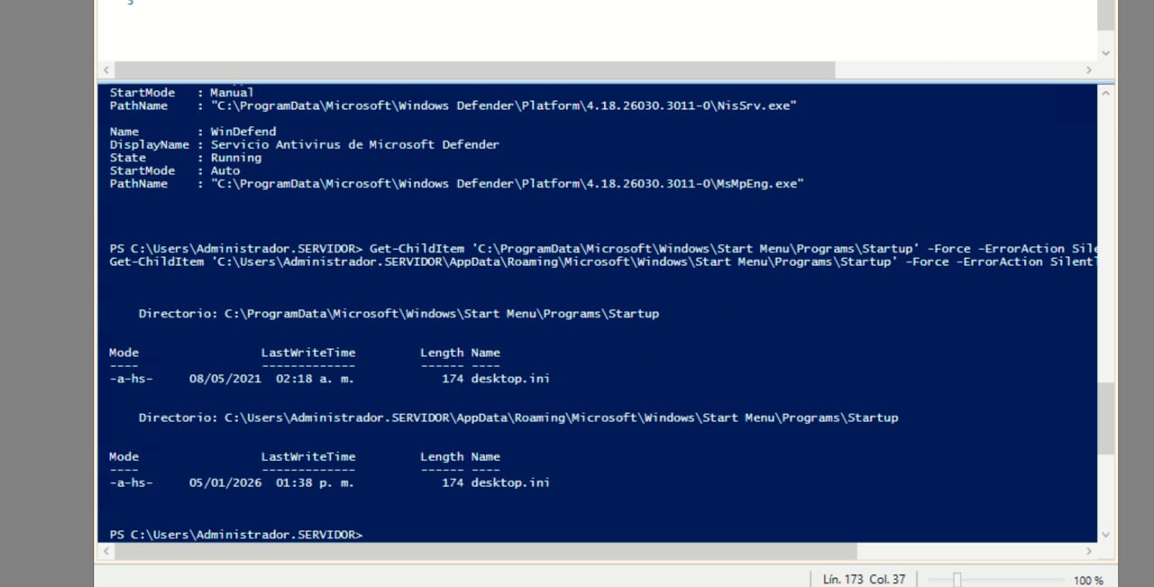 Startup folders